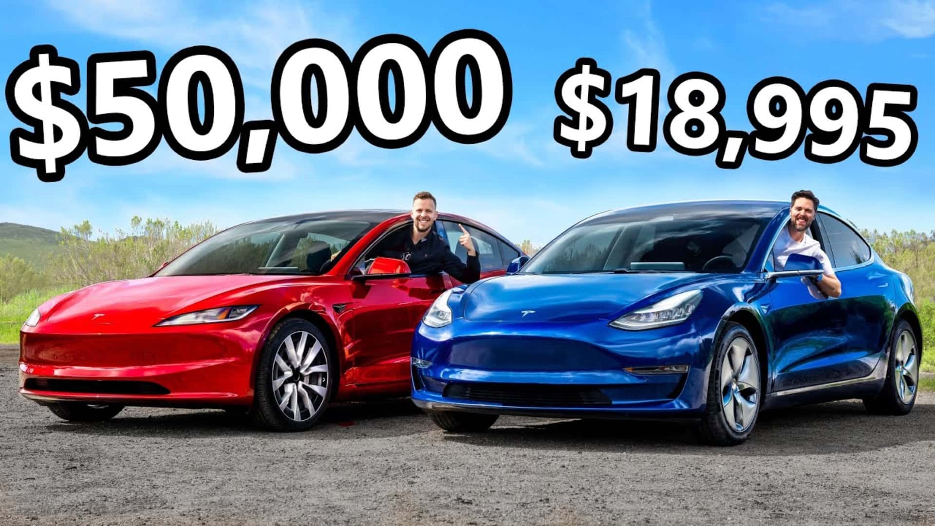 Cómo se compara el Tesla Mannequin 3 más barato con uno nuevo de 50.000 dólares