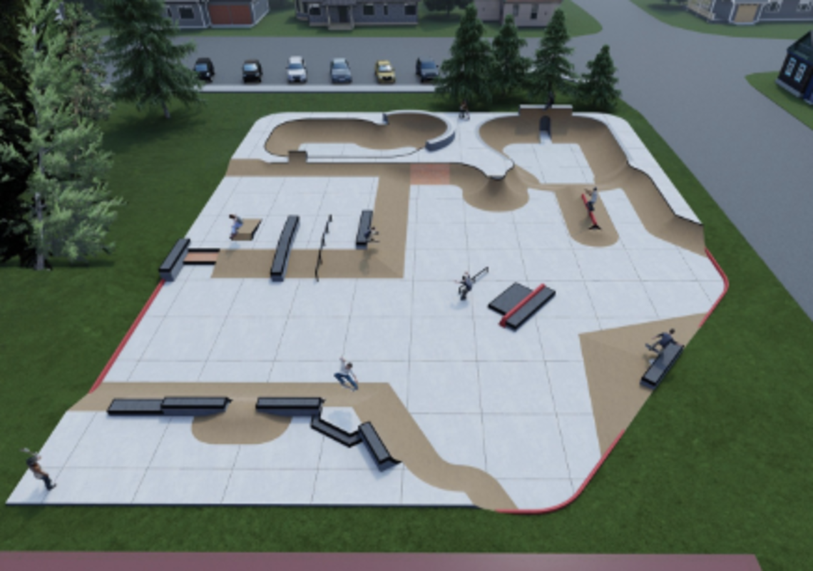 Se completa la redacción del concepto de la segunda fase del Cle Elum Skatepark