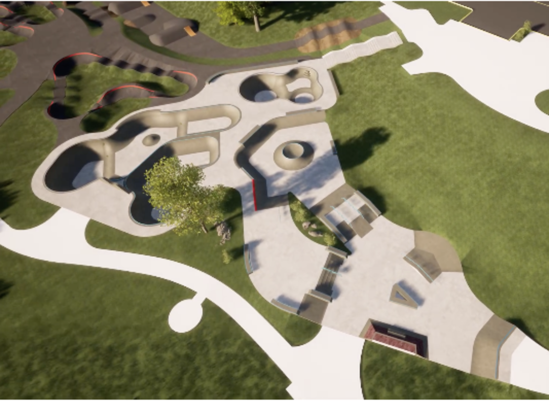 Nuevo diseño de skatepark lanzado oficialmente para el suburbio de Portland, Oregón