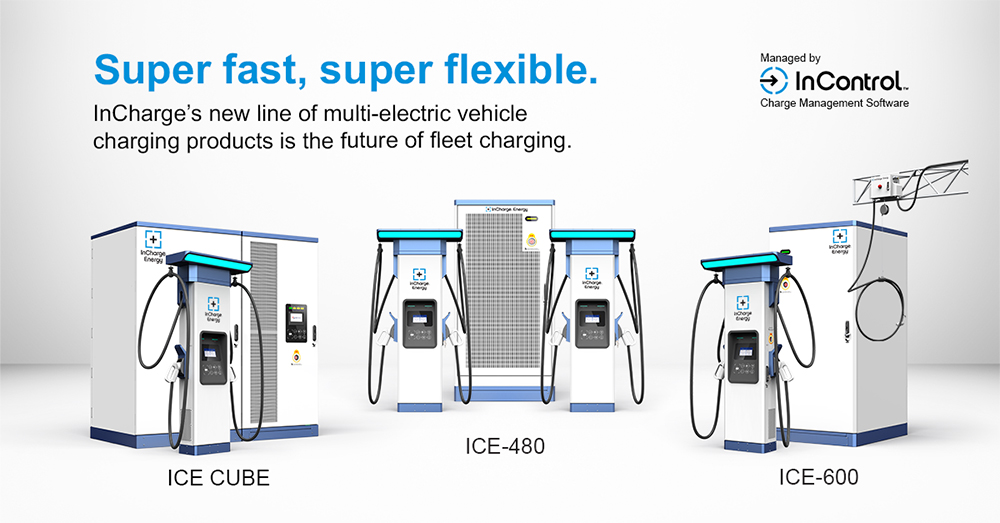 Vehículos eléctricos cargados |  InCharge Power presenta tres productos de carga para vehículos eléctricos múltiples