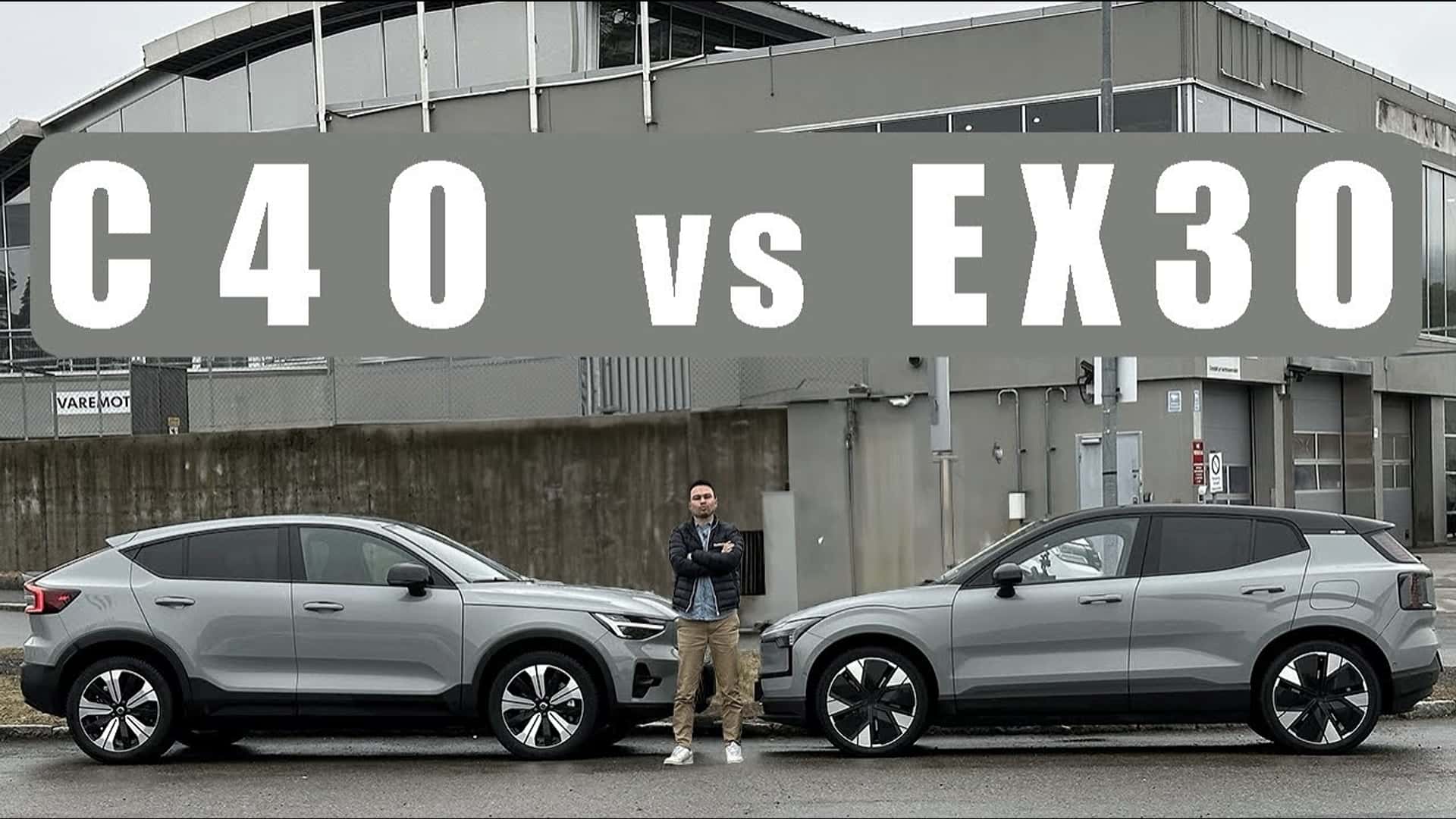 El Volvo EX30 se enfrenta al Volvo C40 en una carrera de 380 millas en carretera