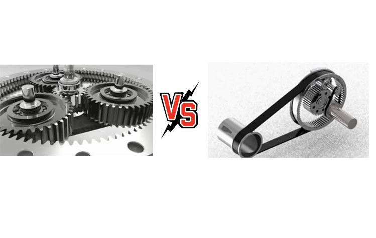 Monopatín eléctrico impulsado por engranajes planetarios VS monopatín eléctrico impulsado por correa