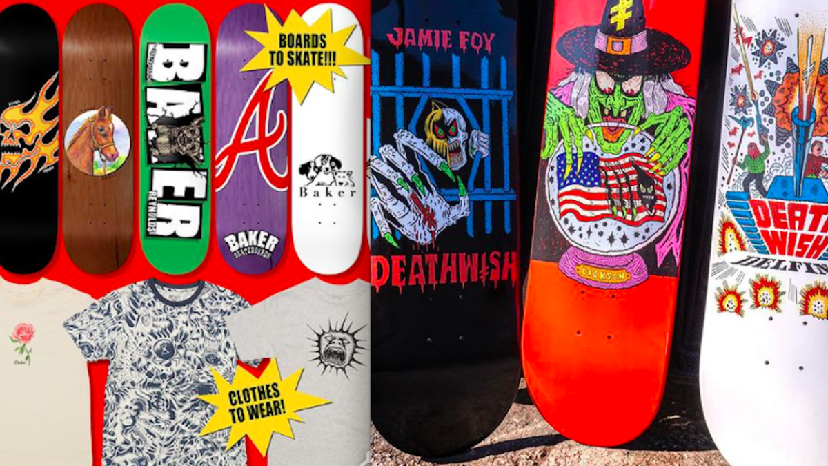 Baker y Deathwish lanzan nuevas tablas y ropa para el verano ’24