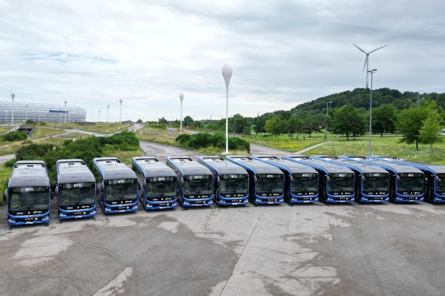 13 nuevos autobuses eléctricos MAN para la MVG de Múnich