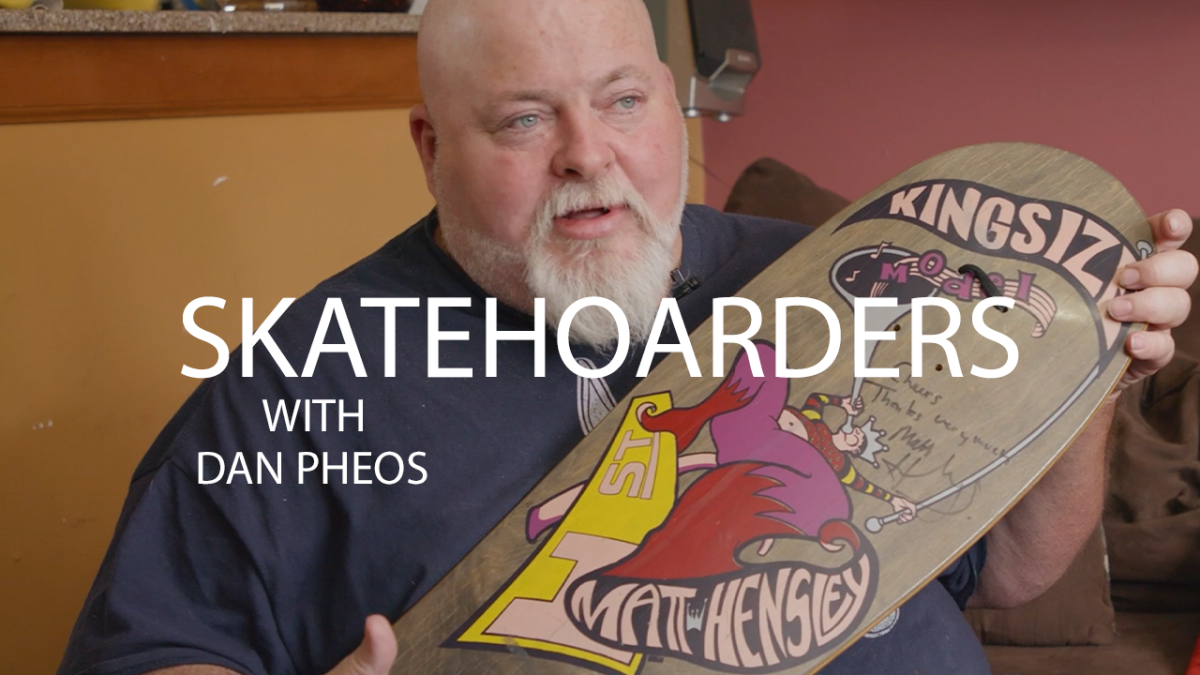 SkateHoarders: Echa un vistazo a la colección de patinetas y recuerdos de Dan Pheos