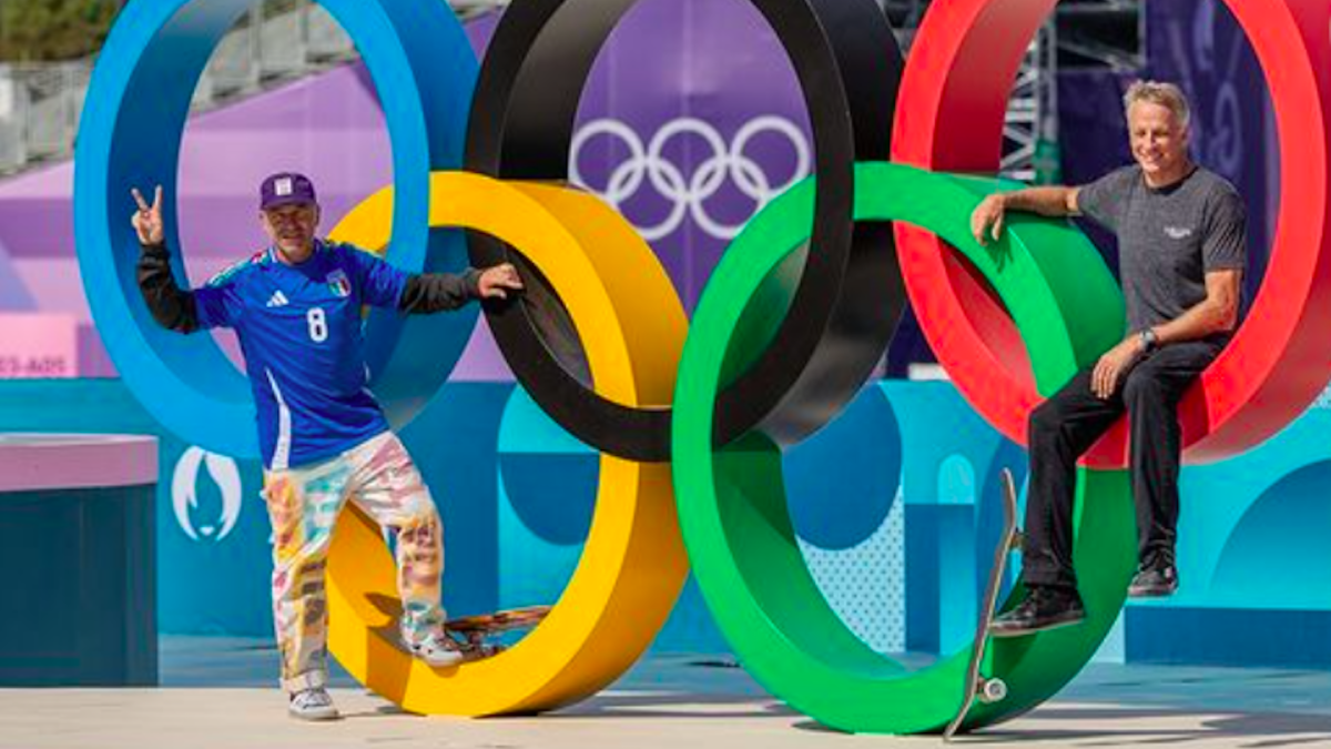 ¿Tony Hawk fue a las Olimpiadas de Skateboarding en París?