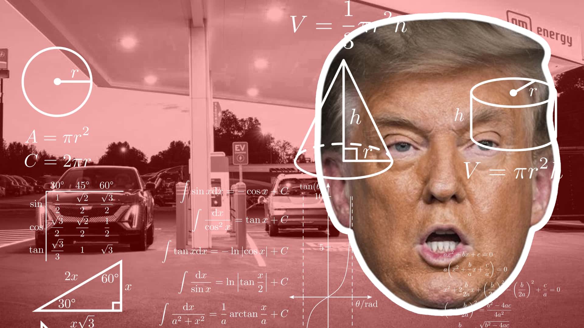 Las matemáticas de Donald Trump sobre los cargadores de vehículos eléctricos están muy equivocadas