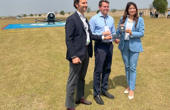 Gohobby anuncia el primer vuelo de prueba de su eVTOL autónomo EHang EH216-S en Brasil