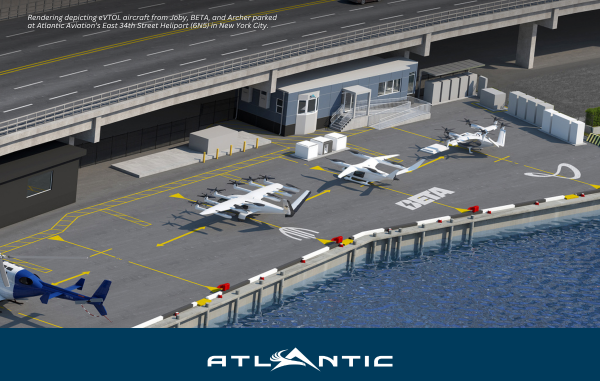 Atlantic Aviation instalará cargadores para respaldar las operaciones de eVTOL en el helipuerto de East Thirty fourth Avenue