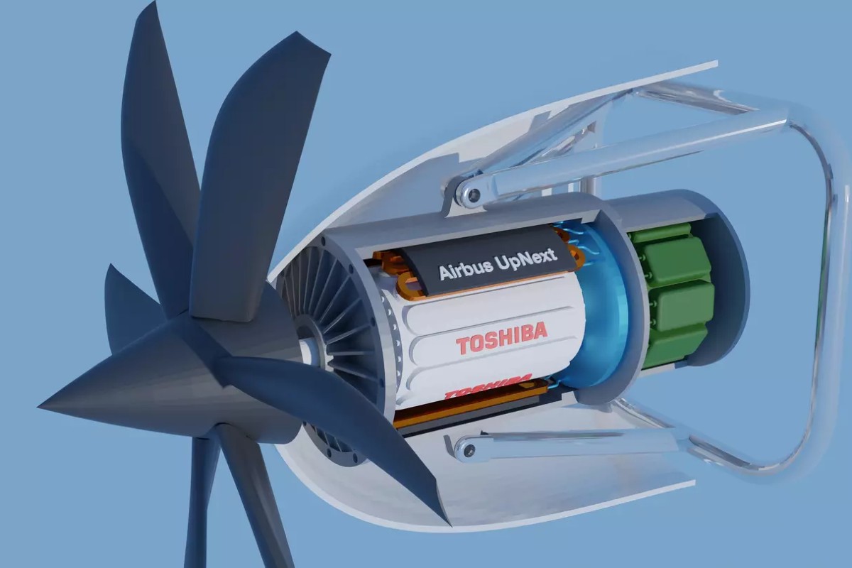 Airbus y Toshiba diseñan un motor superconductor para aviones H2