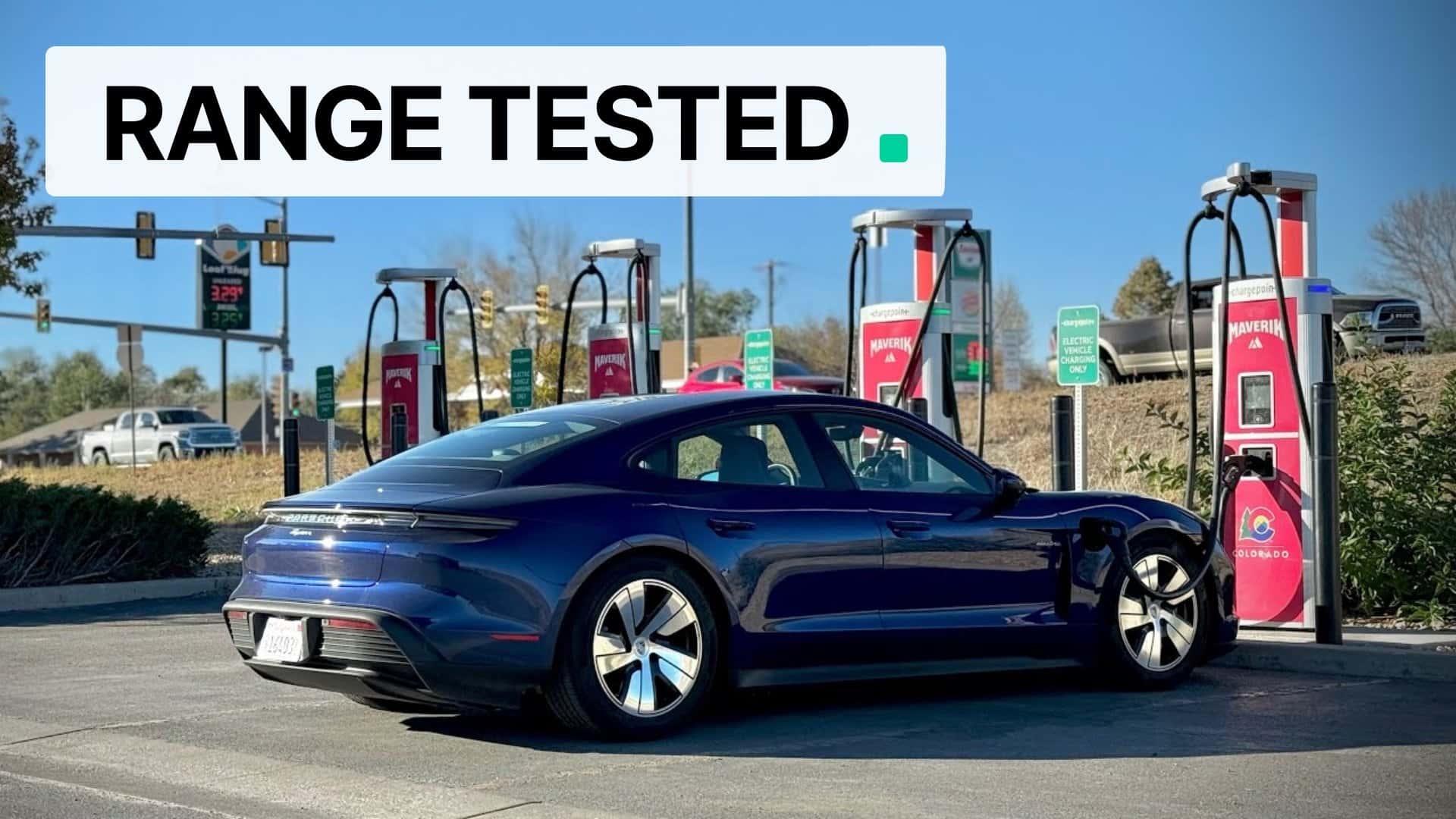 Prueba de alcance de 70 MPH del Porsche Taycan 2025: mucho mejor de lo anunciado