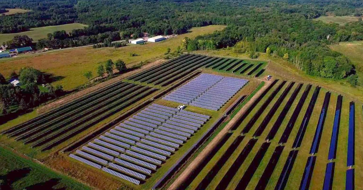 Se acaba de iniciar la construcción de un parque photo voltaic de 100 MW en Wisconsin