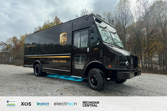 UPS prueba la carga inductiva de Electreon en Detroit