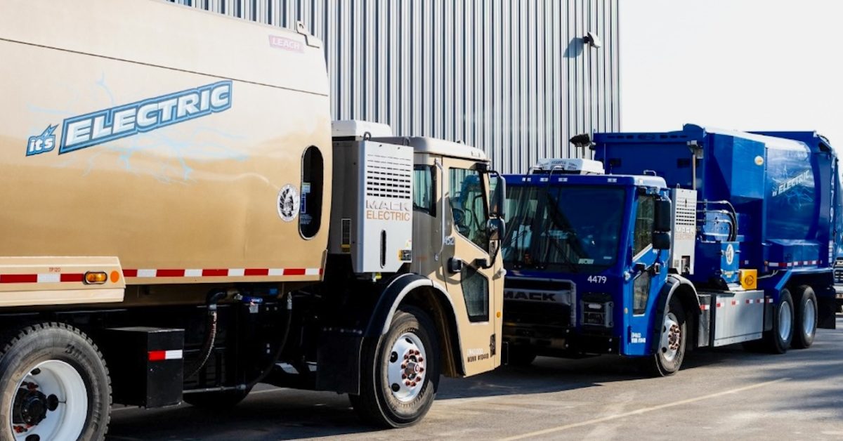 Mack Electrical LR es el primer camión de basura eléctrico de Wisconsin