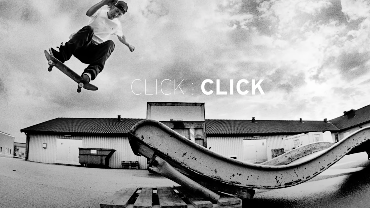 "Haga clic en Haga clic" Documental de fotografía de skate sobre el legendario fotógrafo de skate sueco Nils Svensson